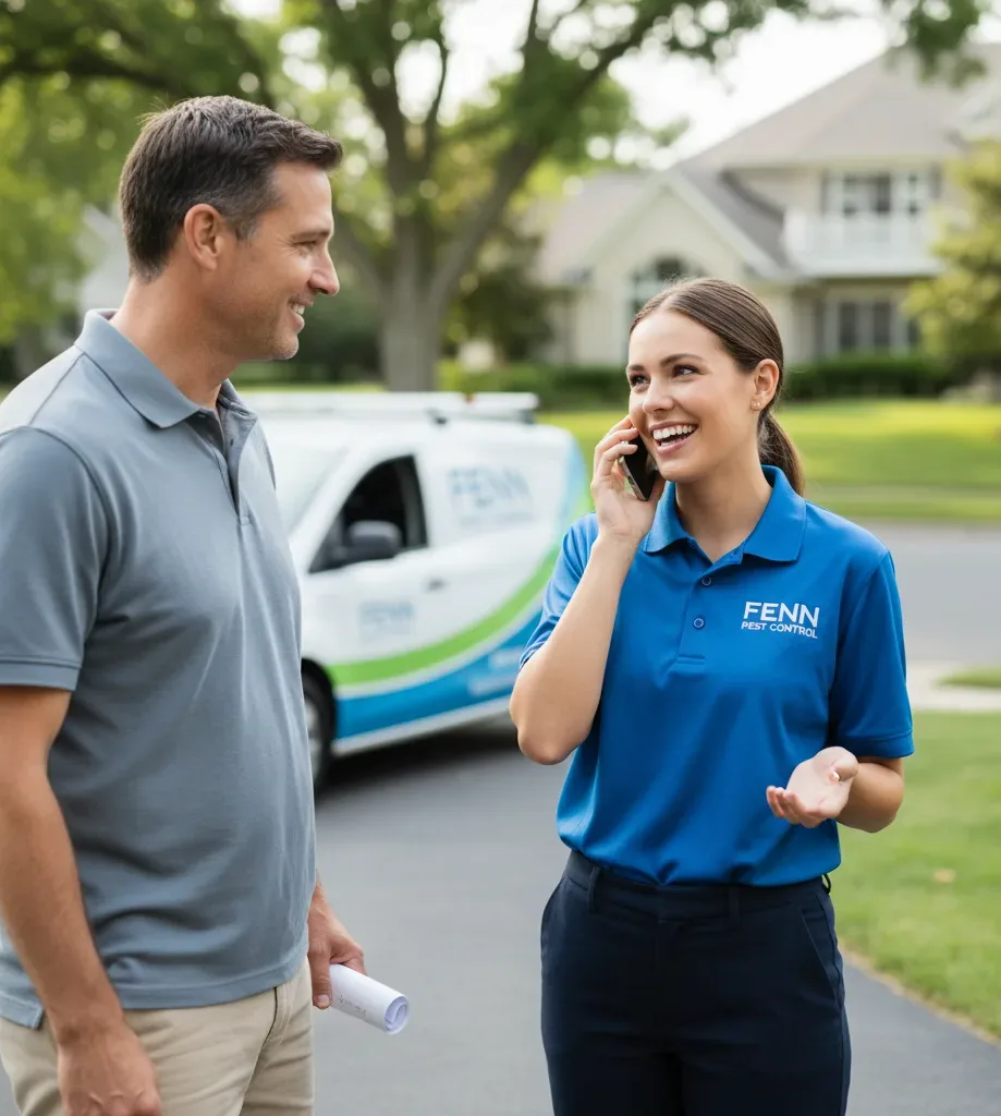 Fenn Pest Control customer support in Roebling